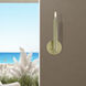 Monaco 1 Light 5.13 inch Antique Brass ADA Wall Sconce Wall Light