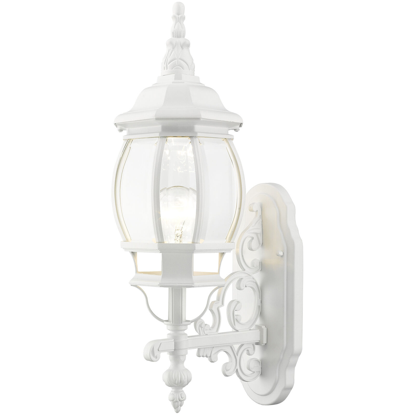 Frontenac 1 Light 20 inch Textured White Outdoor Wall Lantern