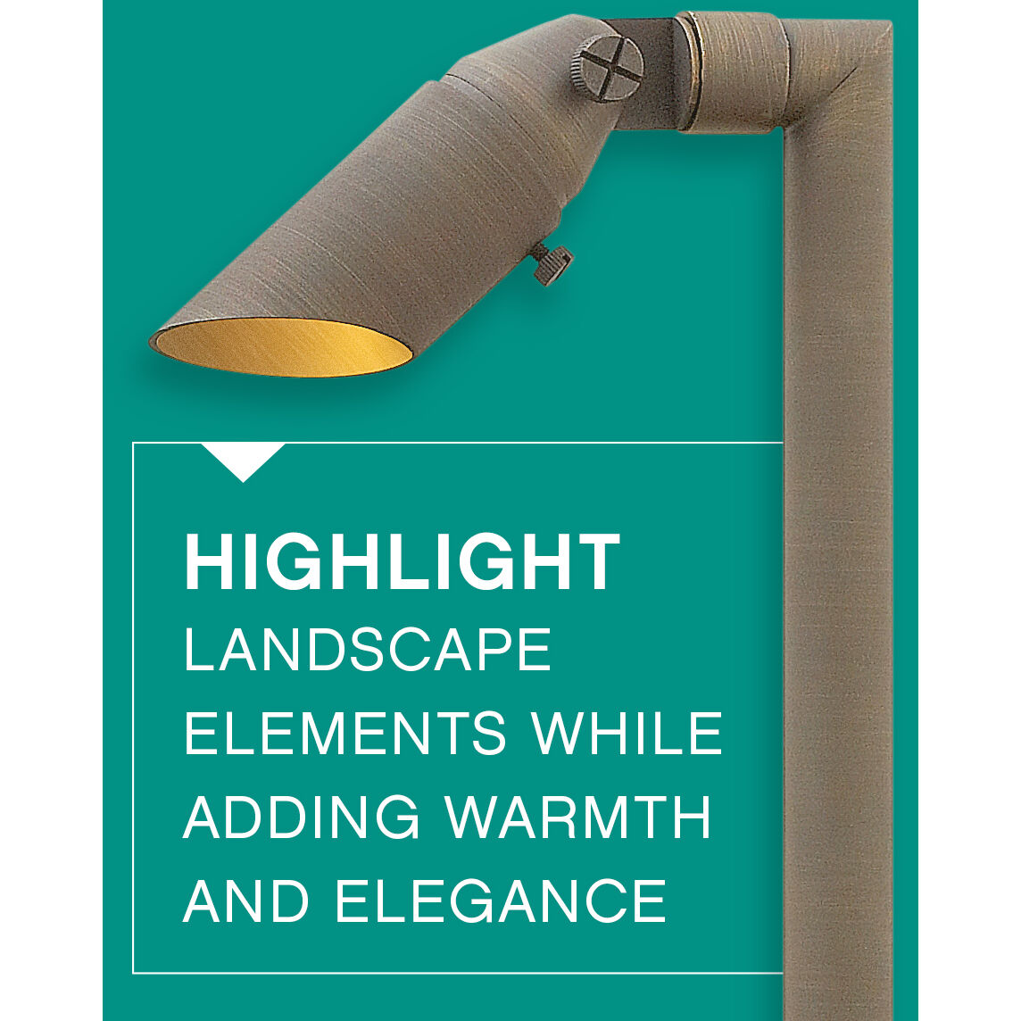Hardy Island 12v 4.00 watt Matte Bronze Landscape Spot Light and Stem