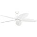 Cruise Outdoor 60 60 inch White with White ABS w/Grain Blades Outdoor Ceiling Fan