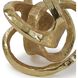 Knot 8 X 6.5 inch Sculpture in Gold