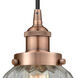 Edison Chatham 1 Light 7 inch Antique Copper Mini Pendant Ceiling Light
