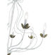 Katarina 7 Light 28 inch Antique White with Antique Brass Accents Chandelier Ceiling Light