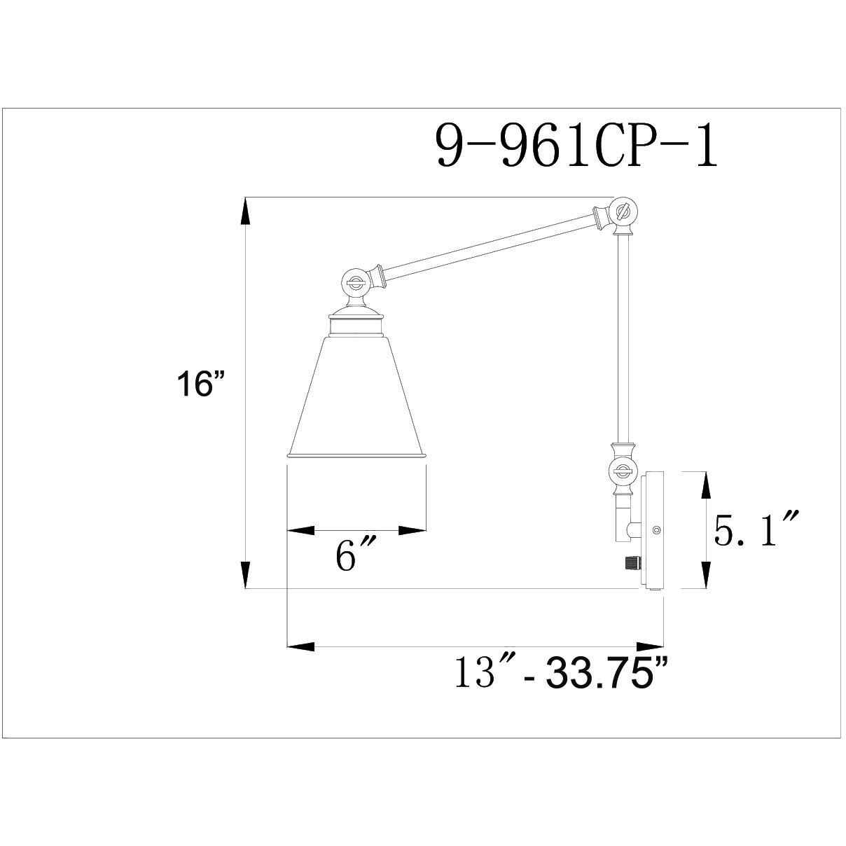Morland 33.75 inch 60 watt Satin Nickel Adjustable Wall Sconce Wall Light, Essentials