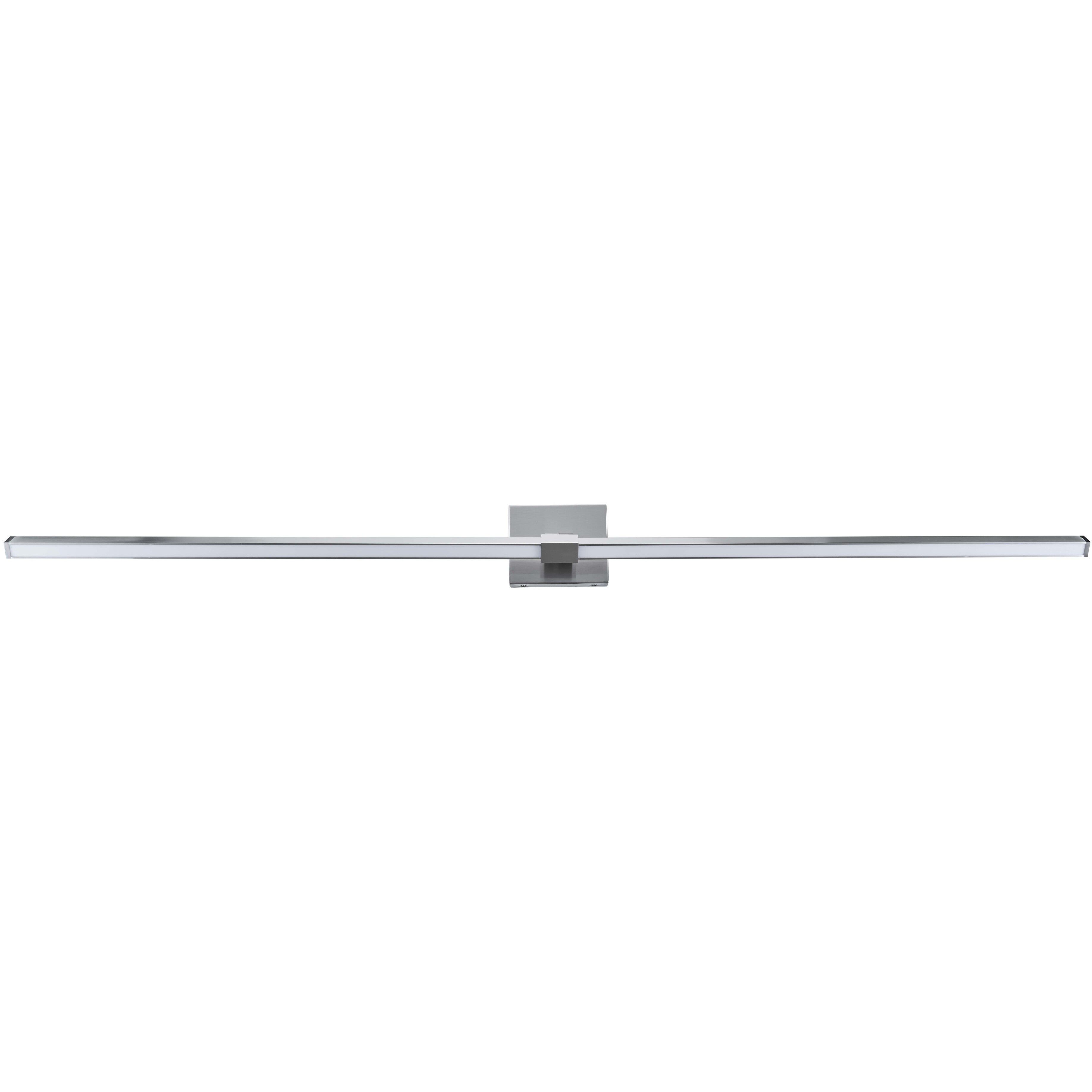 Epee LED 58.1 inch Brushed Nickel Bath Vanity Light Wall Light