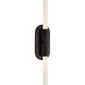 Kelly Wearstler Rousseau LED 4.25 inch Bronze Vanity Sconce Wall Light in Etched Crystal, Medium