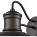 Cedar Park 1 Light 15 inch Oil Rubbed Bronze Outdoor Sconce