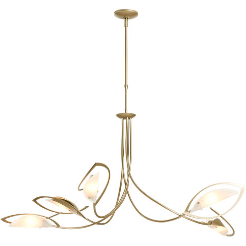 Aerial 5 Light 48 inch Modern Brass Pendant Ceiling Light