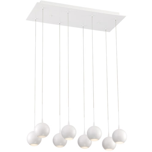 Patruno LED 12 inch Matte White Chandelier Ceiling Light