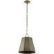 Granada 1 Light 15 inch Weathered Brass Pendant Ceiling Light