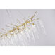 Canada 12 Light 11.8 inch Gold Chandelier Ceiling Light