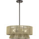 Florell 4 Light 20 inch English Bronze Pendant Chandelier Ceiling Light