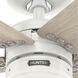Burton 52 inch Fresh White with Light Oak Blades Outdoor Ceiling Fan