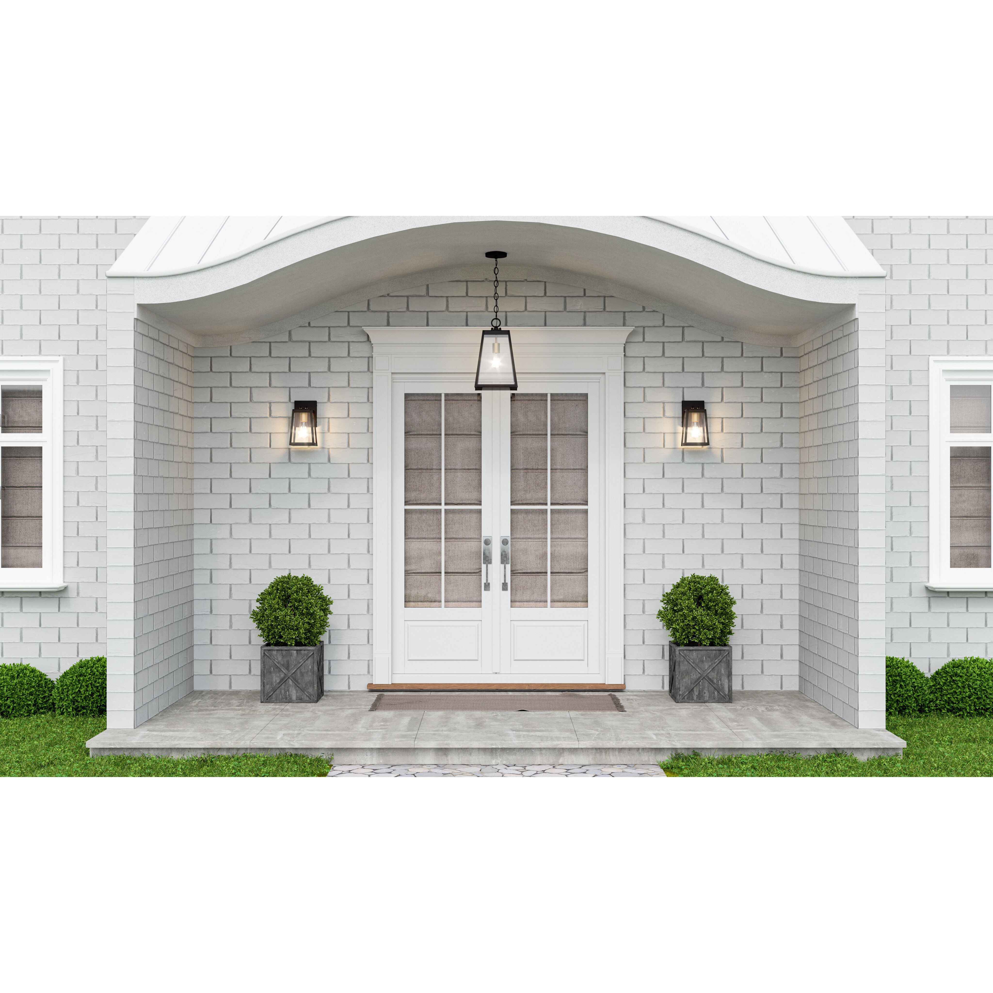 Amberly Grove 1 Light 10 inch Western Bronze Outdoor Wall Lantern