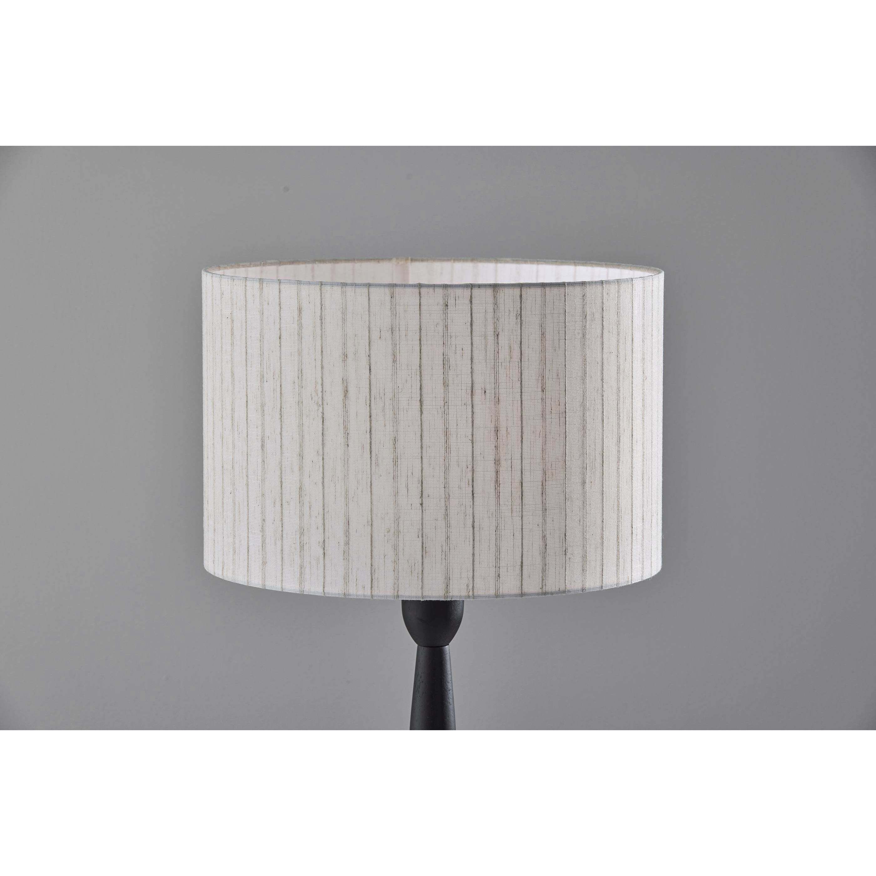 Nigel 29 inch 60.00 watt Black Wood Table Lamp Portable Light