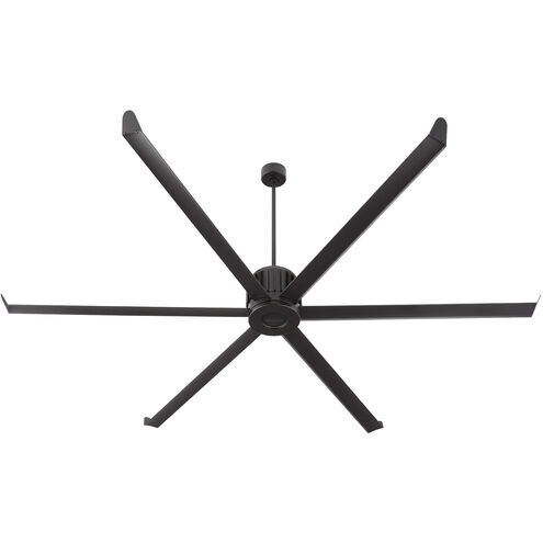 Enorme 100 inch Black with Matte Black Blades Outdoor Ceiling Fan