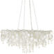 Lusso 16 Light 43.5 inch Pearlized White Chandelier Ceiling Light