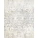 Lille 36 X 24 inch Light Grey / Slate Grey Taupe / Metallic - Silver Handmade Rug in 2 x 3