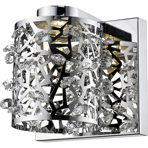 Fortuna LED 4.72 inch Chrome Wall Sconce Wall Light