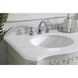 Danville 72 X 21 X 36 inch Antique White Vanity Sink Set