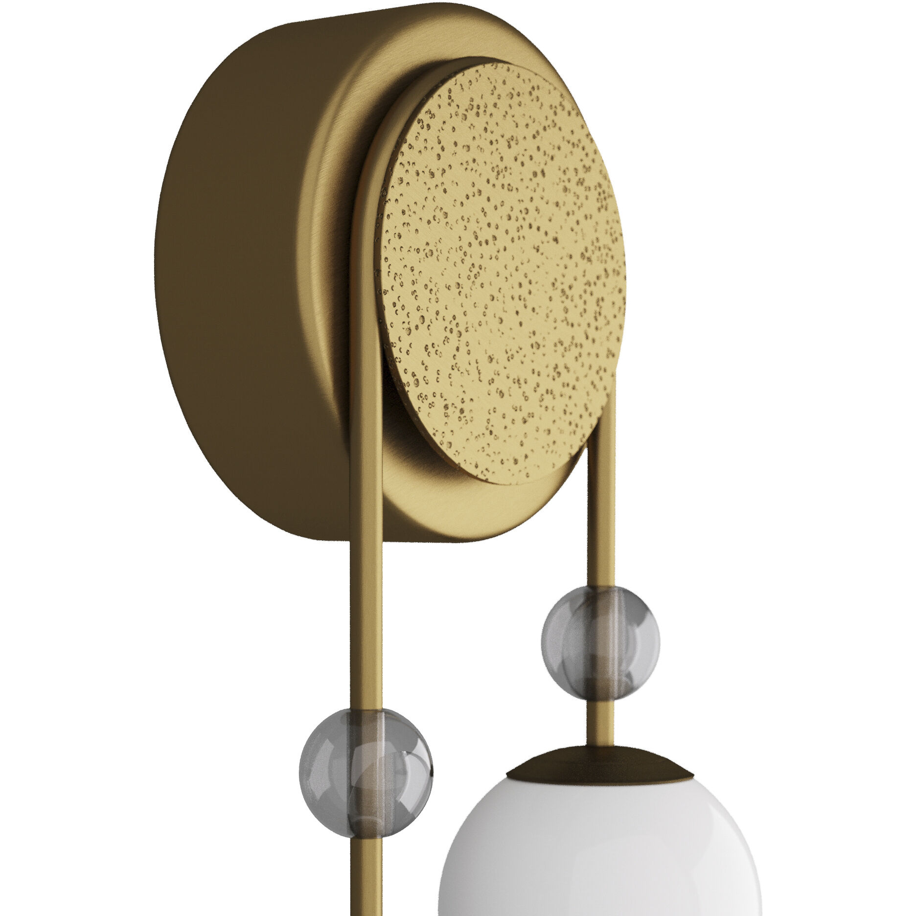 Beverly 2 Light 10.5 inch Antique Brass Sconce Wall Light, Left