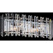 Glacier LED 25 inch Brushed Champagne Gold Pendant Ceiling Light