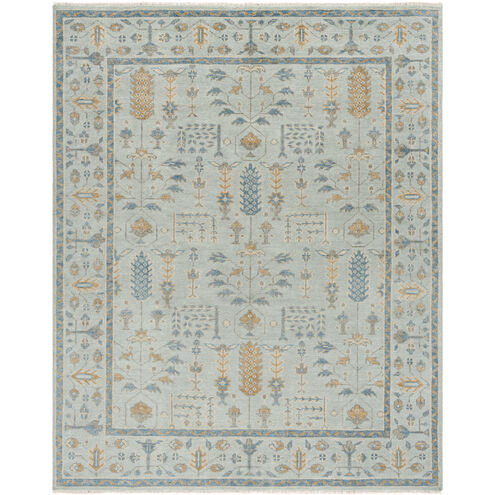 Riviera 36 X 24 inch Silver / Ash / Sage Handmade Rug in 2 x 3
