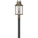 Grant LED 24 inch Burnished Bronze Outdoor Post Mount Lantern