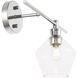 Gene 1 Light 14.7 inch Chrome Wall sconce Wall Light, Right
