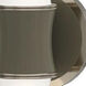 Kane 2 Light 5 inch Smokey Taupe with Polished Nickel ADA Wall Sconce Wall Light in Smoky Taupe