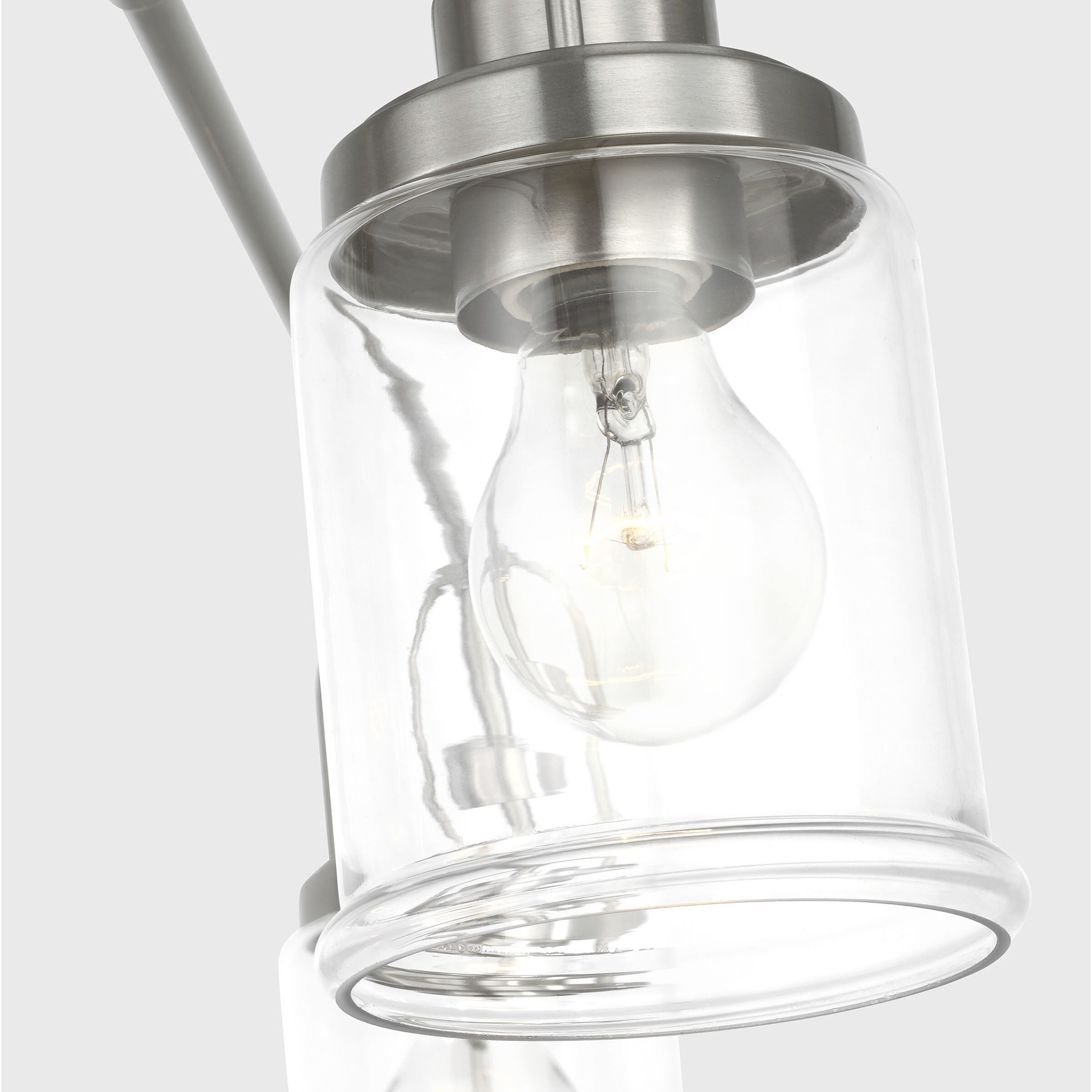 Anders 4 Light 48 inch Brushed Nickel Chandelier Ceiling Light