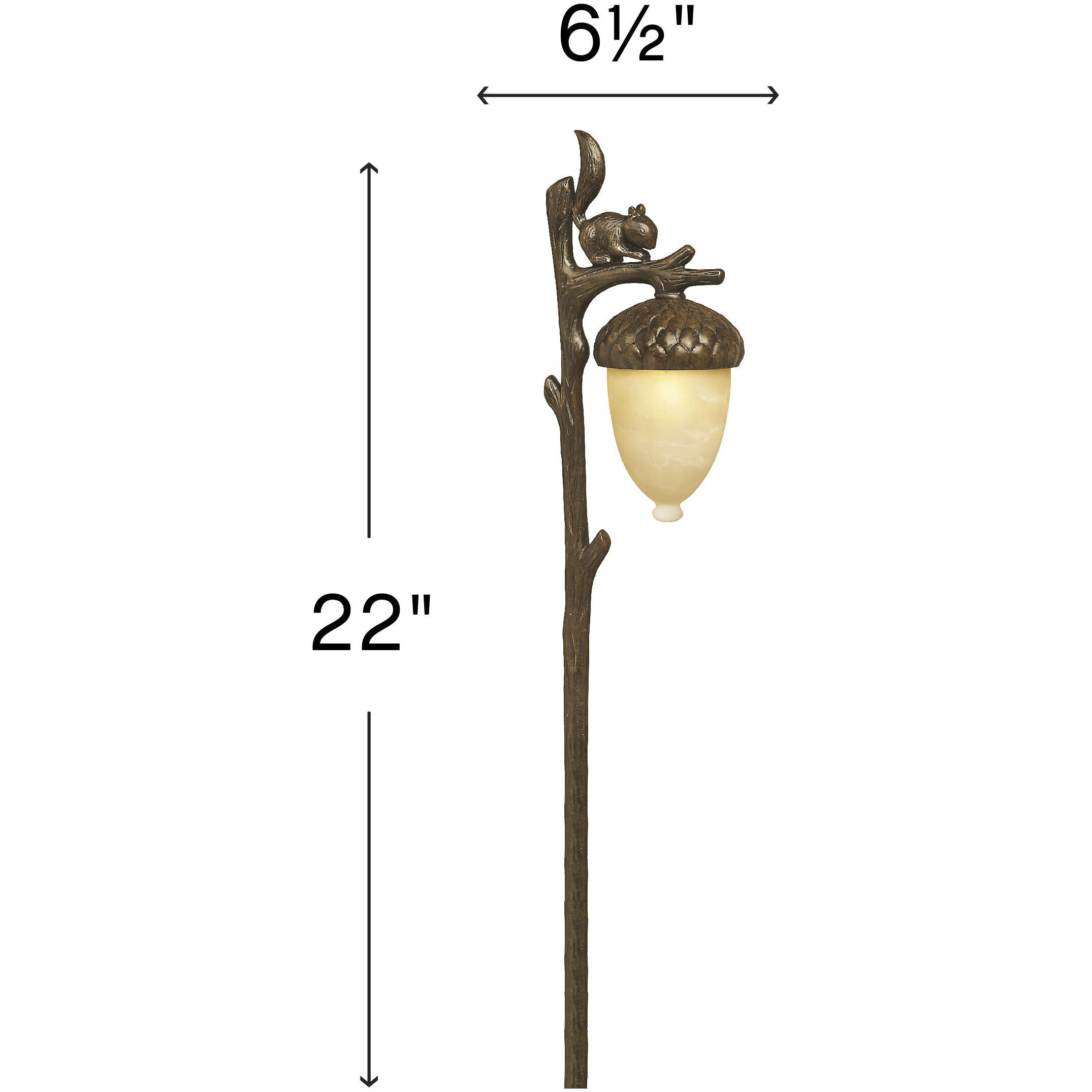 Squirrel 12v 2.50 watt Regency Bronze Landscape Path Light