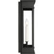 C&M by Chapman & Myers Cupertino 2 Light 22.75 inch Textured Black Outdoor Wall Lantern