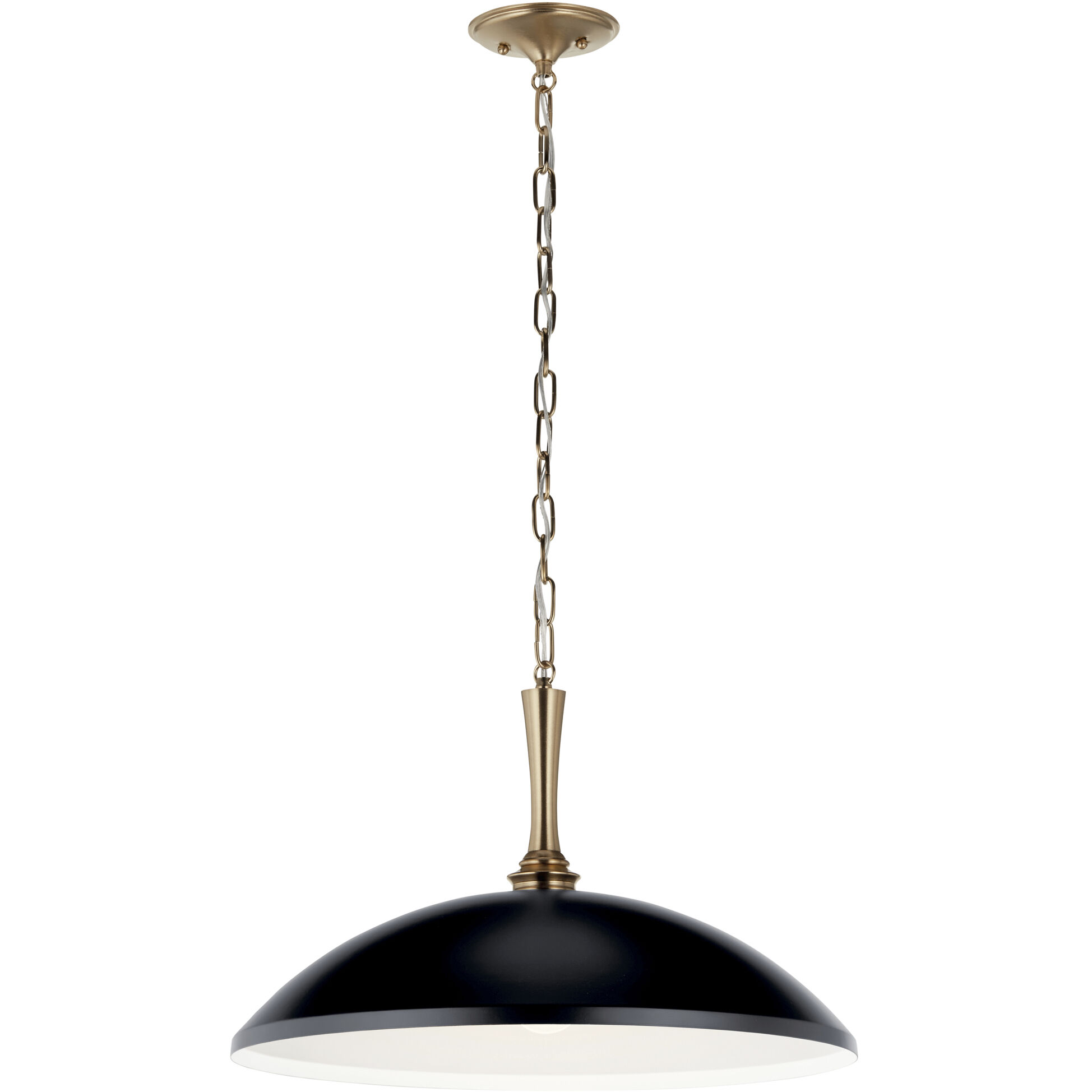Delarosa 1 Light Black Pendant Ceiling Light