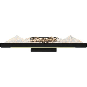 Himalayas LED 26 inch Black Vanity Light Wall Light