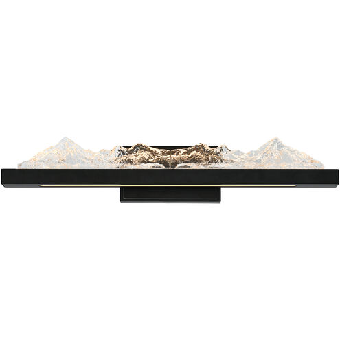 Himalayas LED 26 inch Black Vanity Light Wall Light