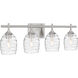 Lucy 4 Light 29 inch Brushed Nickel Bath Light Wall Light, Extra Large
