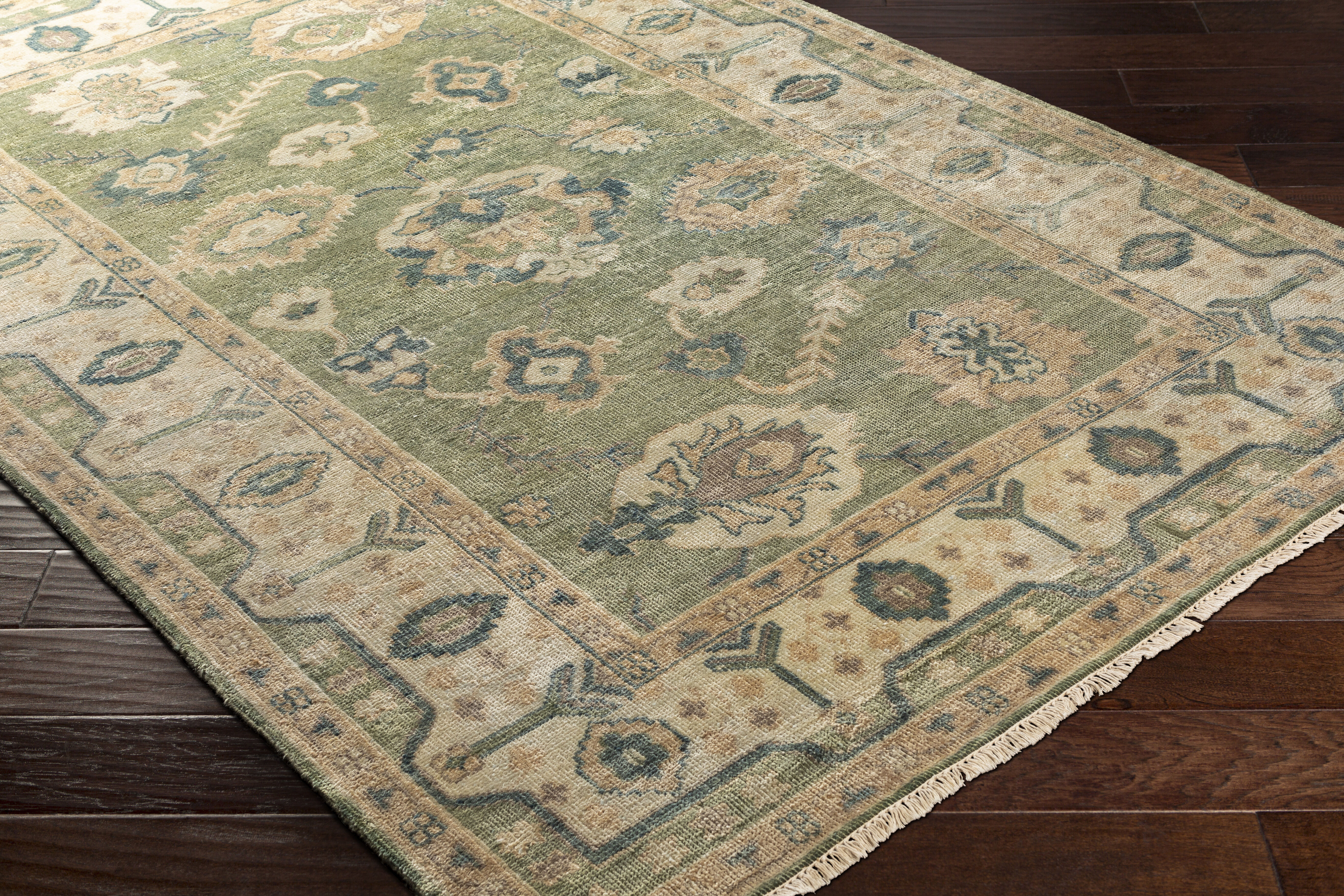 Fantasia 66 X 42 inch Dusty Sage Rug, Rectangle
