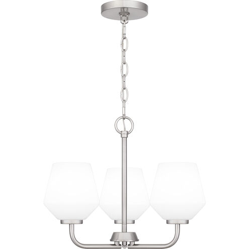 Nielson 3 Light 17 inch Brushed Nickel Pendant Ceiling Light, Large