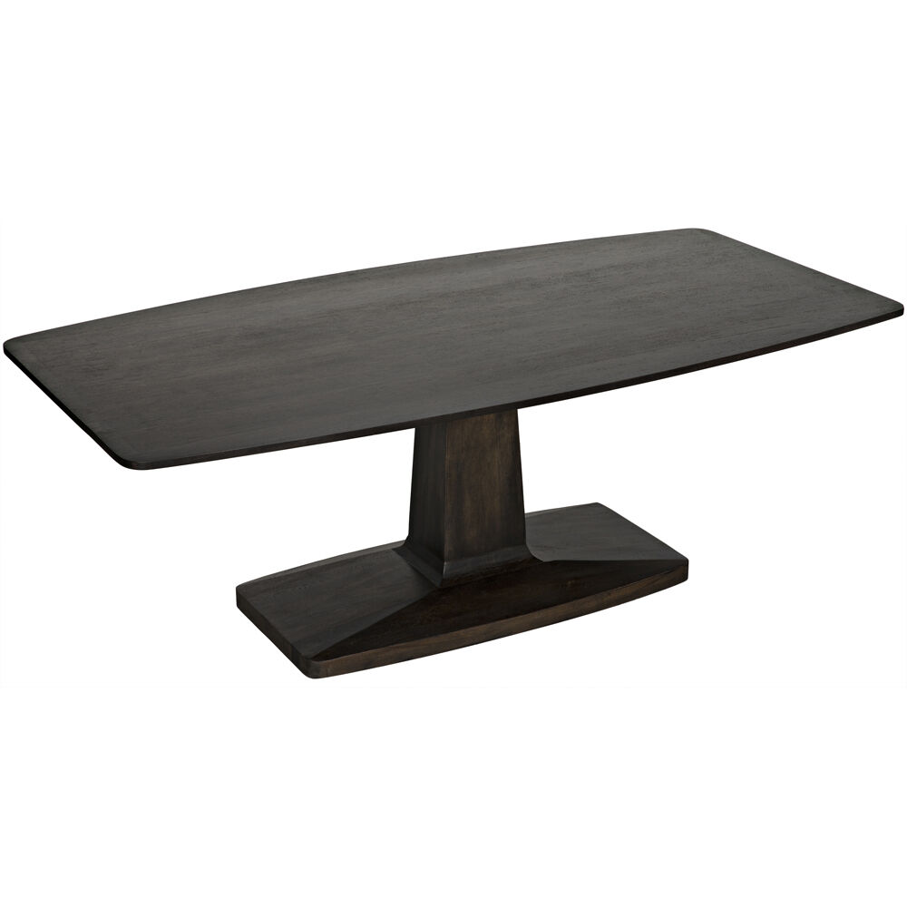 Travis 84 X 44 inch Ebony Walnut Dining Table