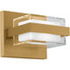 Sean Lavin Kamden LED 5 inch Natural Brass Bath Vanity Wall Light in LED 90 CRI 3000K 277V