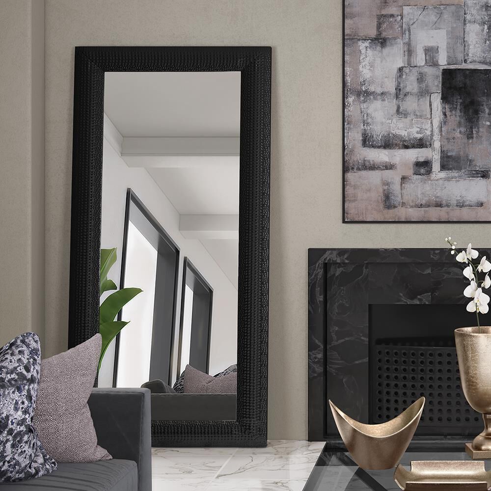 Drago 96 X 48 inch Black Mirror