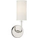 Powell 1 Light 5 inch Polished Nickel Wall Sconce Wall Light, Essentials