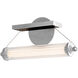 Libra LED 15.9 inch Sterling ADA Sconce Wall Light