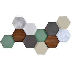 Hexa Pastel Matt Wall Art