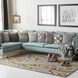 Marigold 114 X 90 inch Medium Gray Indoor Area Rug, Rectangle