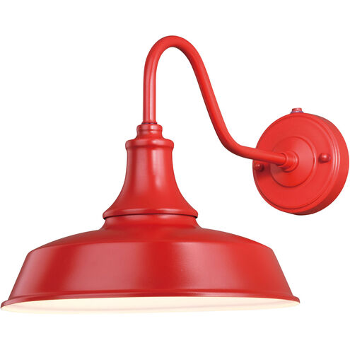 Dorado 1 Light 12 inch Red and White Outdoor Wall