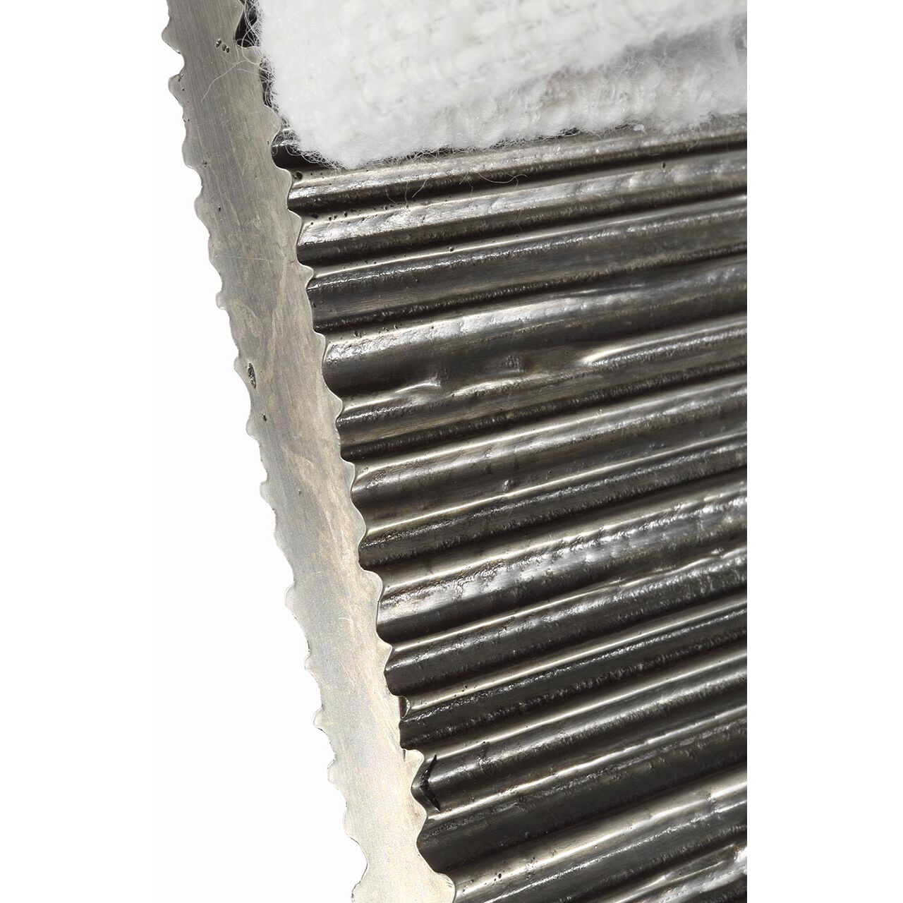 Anne-Marie Barton Fumar 54.75 inch 8.00 watt Ridged Graphite Statement Floor Lamp Portable Light