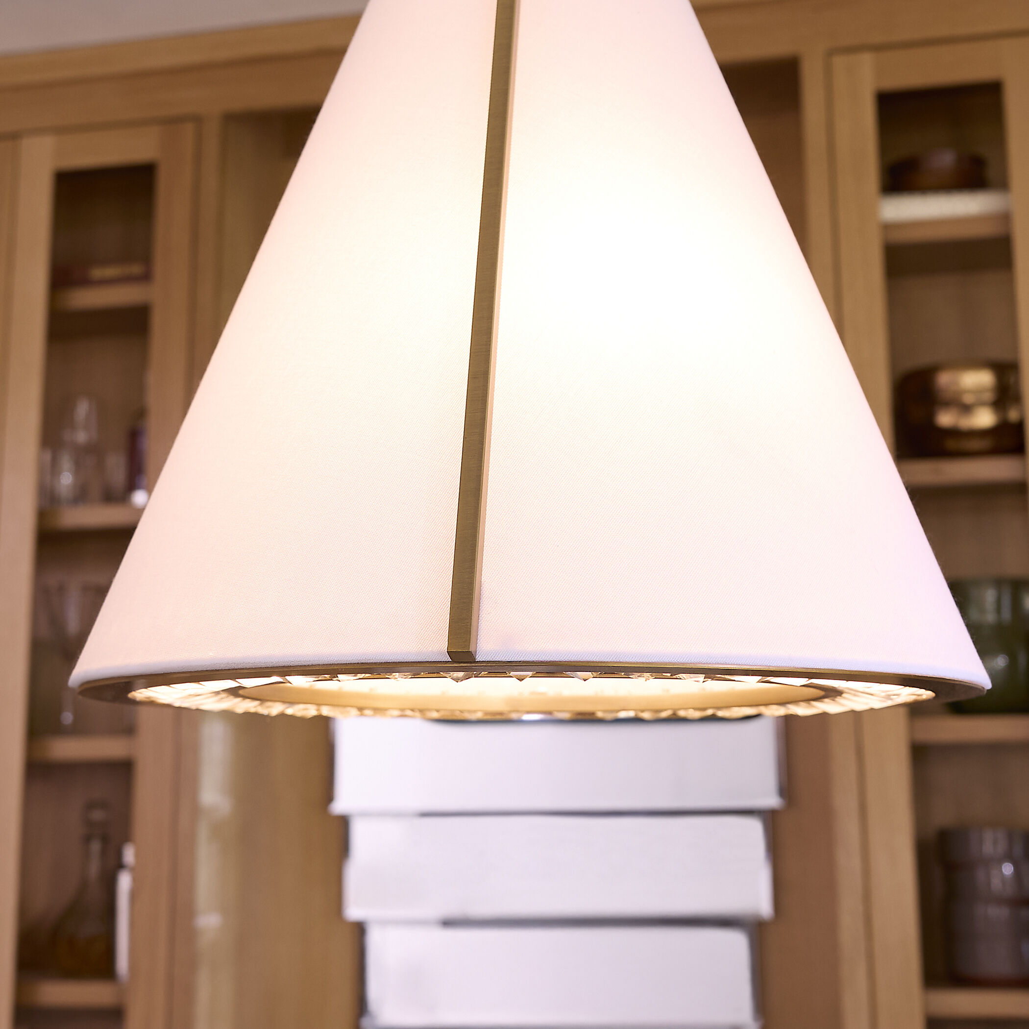 Gorham 3 Light 18 inch Brushed Brass Pendant Ceiling Light