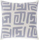 Nairobi 22 X 22 inch Navy and Light Gray Throw Pillow